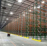USA standard warehouse storage heavy duty Teardrop Pallet Racking